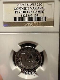 2009-S Silver Proof Statehood Quarter Set NGC PF70 Ultra Cameo