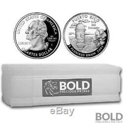 2009-S Silver Proof Territories Quarter Roll (40 Coins) PUERTO RICO
