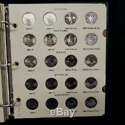 200 Coin 1999 2008 2009 State quarter complete set D P S and SILVER PROOF PDSS