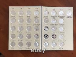 2010-2021 S Proof Silver State ATB Parks Quarter Set-56 Coins-11 Years-In Folder