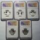 2010 S 5 State Quarters Proof Set NGC PF70 Silver Ultra Cameo National Parks