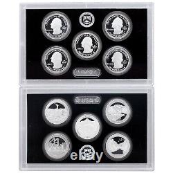 2011 S Parks Quarters 10 Pack 90% Silver Proof Sets With Boxes & COAs 50 Coins