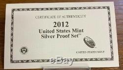 2012-S SILVER United States Mint Proof Set withNational Park Quarters & Pres Doll