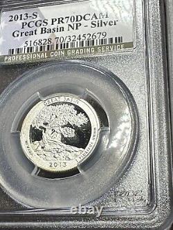 2013 S Silver National Parks Quarter Set PCGS PR70DCAM