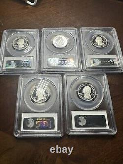 2013 S Silver National Parks Quarter Set PCGS PR70DCAM