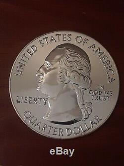 2014 Great Smoky Mountains 5 Ounce Silver State Coin