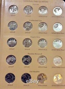 2016 21 PDSS Washington Quarters ATB National Parks 80 Coin Silver Dansco Set