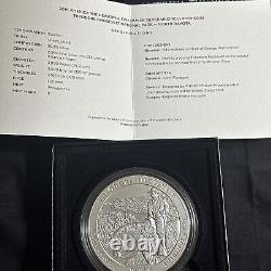 2016 P Theodore Roosevelt 5 Ounce Silver ATB Burnished Quarter OGP