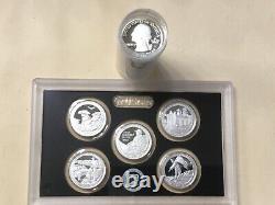 2016 S SILVER QUARTER ATB ASSORTED ROLL 40-8 from each state GEM PROOF QUARTERS