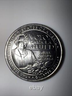 2022 D Voto Para La Mujer Quarter Extremely Rare