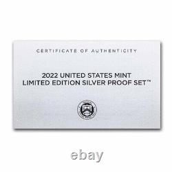 2022 US Mint Annual Limited Edition Silver Proof Set 2.5 oz FREE SHIPPING