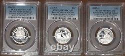 2023 S Limited Edition Silver Proof Quarter set PCGS Grade PR70 DCAM PF 5 coin