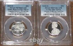 2023 S Limited Edition Silver Proof Quarter set PCGS Grade PR70 DCAM PF 5 coin