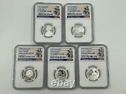 2023 S SILVER American Women PROOF SET AWQ JOVITA EDITH BESSIE MARIA NGC PF 69