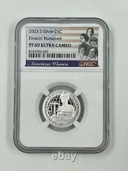 2023 S SILVER American Women PROOF SET AWQ JOVITA EDITH BESSIE MARIA NGC PF 69