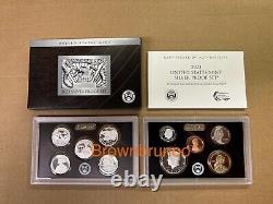 2023 S SILVER PROOF Set 23RHR US Mint 10 Coins with BOX and COA