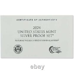 2024 Silver Proof Set U. S. Mint Original Government Packaging OGP COA