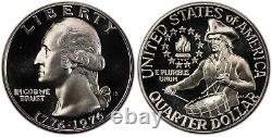 (20) 1976 S 40% SILVER gem proof Washington Quarter Dollar Roll Bicentennial