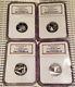 25 Silver Proof State Quarters 4-Coin Lot NGC PF70 UCAM Various Dates