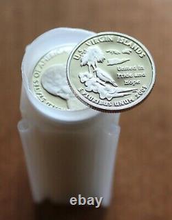 (40) 2009 S US Virgin Islands Proof Silver State Quarters 1 Roll 90% Silver
