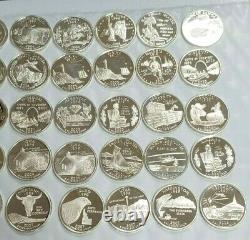 40 Coin Roll 90% Silver Statehood Quarters 40-Coin Roll Proof S Mint L268