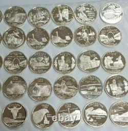 40 Coin Roll 90% Silver Statehood Quarters 40-Coin Roll Proof S Mint L268