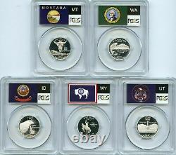 50 State Quarter SILVER sets from 2004 s 2007 s 20 coins PCGS PR69 DCAM PROOFS