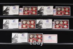 50 State Quarters Silver Proof Sets Lot Of 5 2004-2008 Set#2