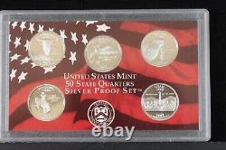 50 State Quarters Silver Proof Sets Lot Of 5 2004-2008 Set#2