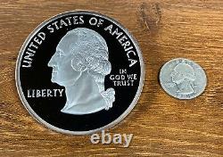 50 States Proof Quarter 4oz Pure Silver National Collector's Mint- Idaho 2007