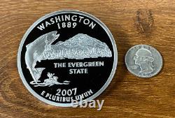 50 States Proof Quarter 4oz Pure Silver National Collector's Mint-Washington
