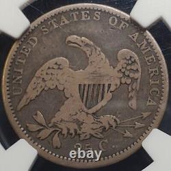 #547 1835 Capped Bust Quarter 25ct. NGC CAC VG10. Rare Key Date Scarce Find