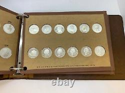60 Coin 1999-08 90% Silver SH Proof Quarter Set In National Coin Album With Custom