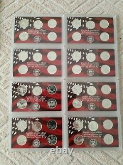 (8) PROOF 90% SILVER 2003 US State Quarter Sets 40 Quarters Free Shipping