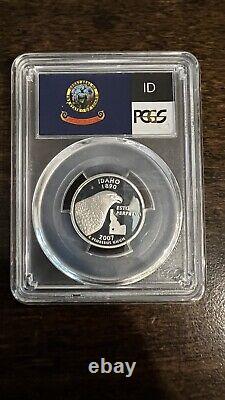 8 States 25c Pcgs Pr69dcam From 1999 To 2007 See Photos