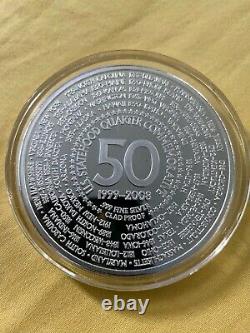 999% Fine Silver USA Large Medallion. Us Statehood Quarter Commemorative