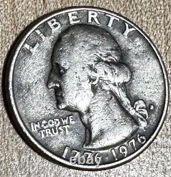 Bicentennial 1776-1976 Quarter George Washington With D Mint Mark