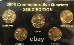 COMPLETE SET 41 set 1999-2008. P, D&S Gold edition U. S State Quarters 205 quarter