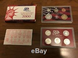 Coin Collection Lot Silver Eagles, Proof Sets, State Quarters