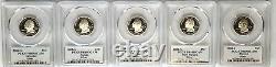 Collection of Silver Quarters(1999-2009) 50 State & 6 Territories PCGS PR69DCAM