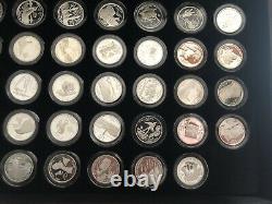 Complete 1999 2009 Silver Proof State & Territories Quarters 25C 56 Coins