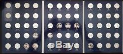 Complete 56 Coin Set 1999-2009 Silver Proof State / Territories Quarters Album