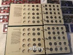 Complete Set 1999-2008+2009 SILVER PROOF State Quarter+albums+proof S+PD