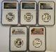 Complete Set (5) 2018 Silver State Quarters National Parks ATB Set NGC PF70 UC
