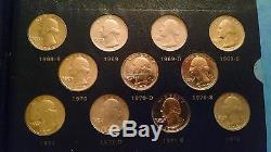 Complete Washington Quarter Collection 1932 1963 Good to Mint State Proof