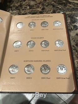 Dansco 1999 2008 2009 state quarter complete set D P S and SILVER PROOF PDSS