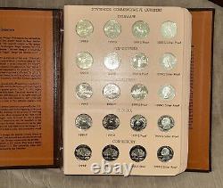 Dansco 1999-2008 state quarter complete set P D S and Silver S-ALL From US Mint