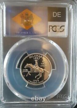 Delaware Pf 70 Ultra Cameo Pcgc Coin The Rarest Of All The Quarters