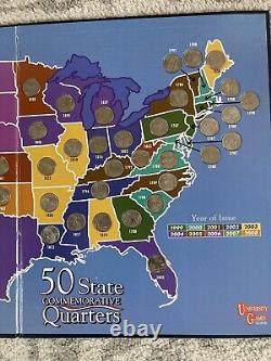 First State Quarters of the United States Original Collector's Map 1999-2008