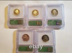 First Year of Series ICG Graded PR69 Deep Cameo Complete Set Silv Lot
